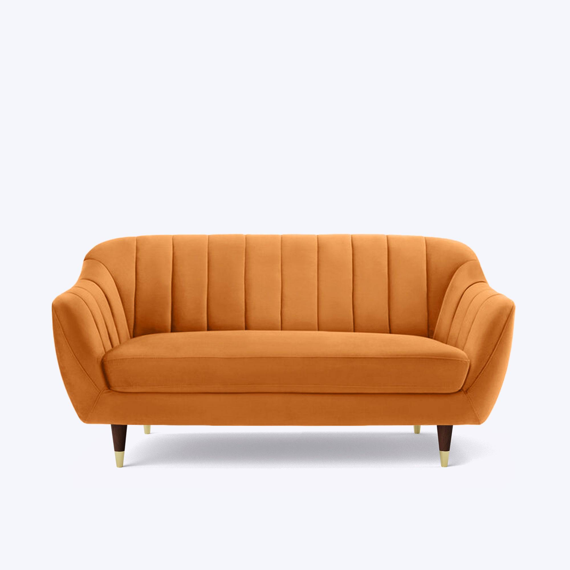 Emily Flared Arm 2 Seater Sofa - 60"