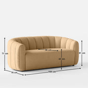 Alba 2 Seater Sofa - 72"