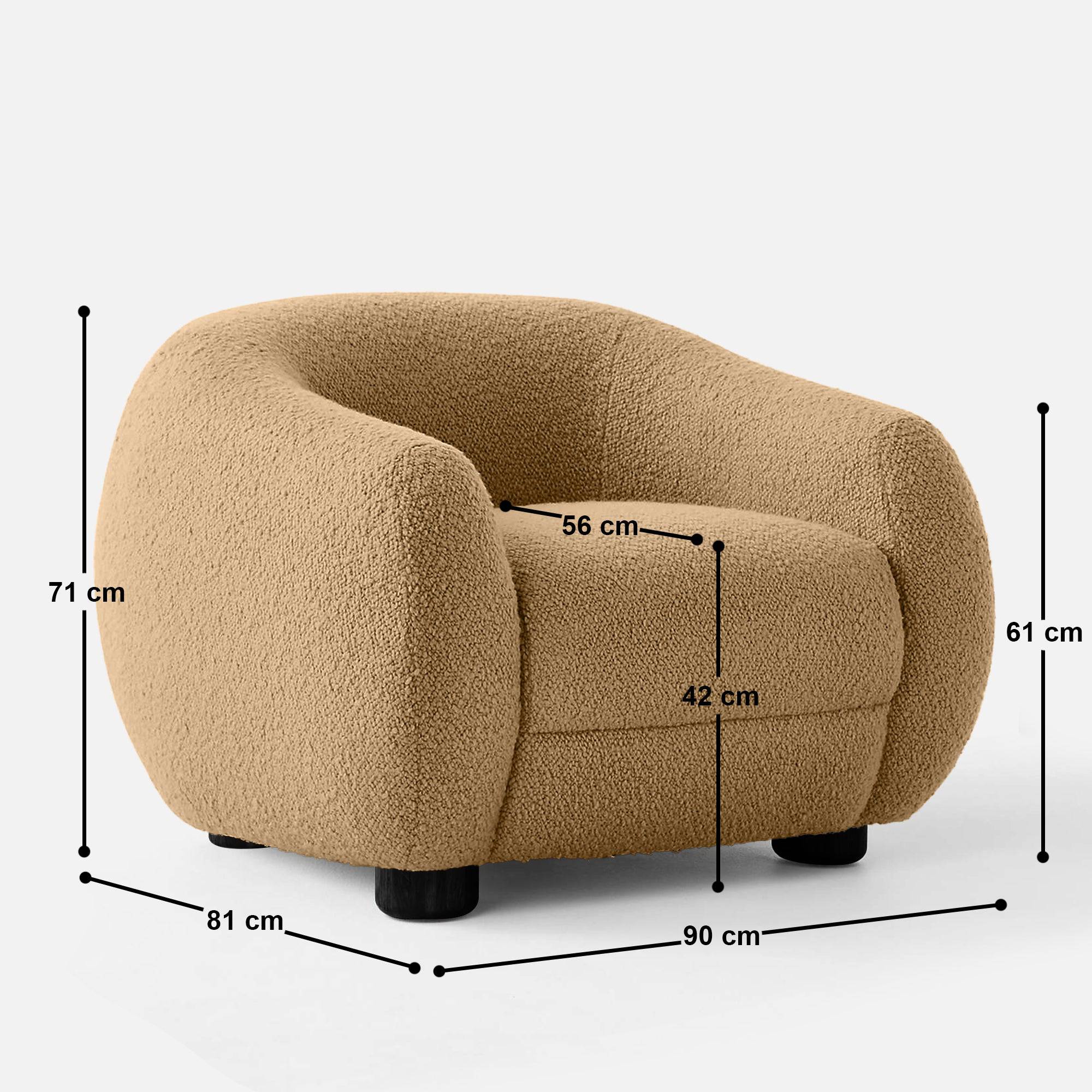 Amor 1 Seater Sofa - 35"