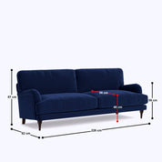 Carlbury 3 Seater Sofa - 89"