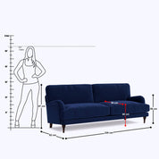 Carlbury 3 Seater Sofa - 89"