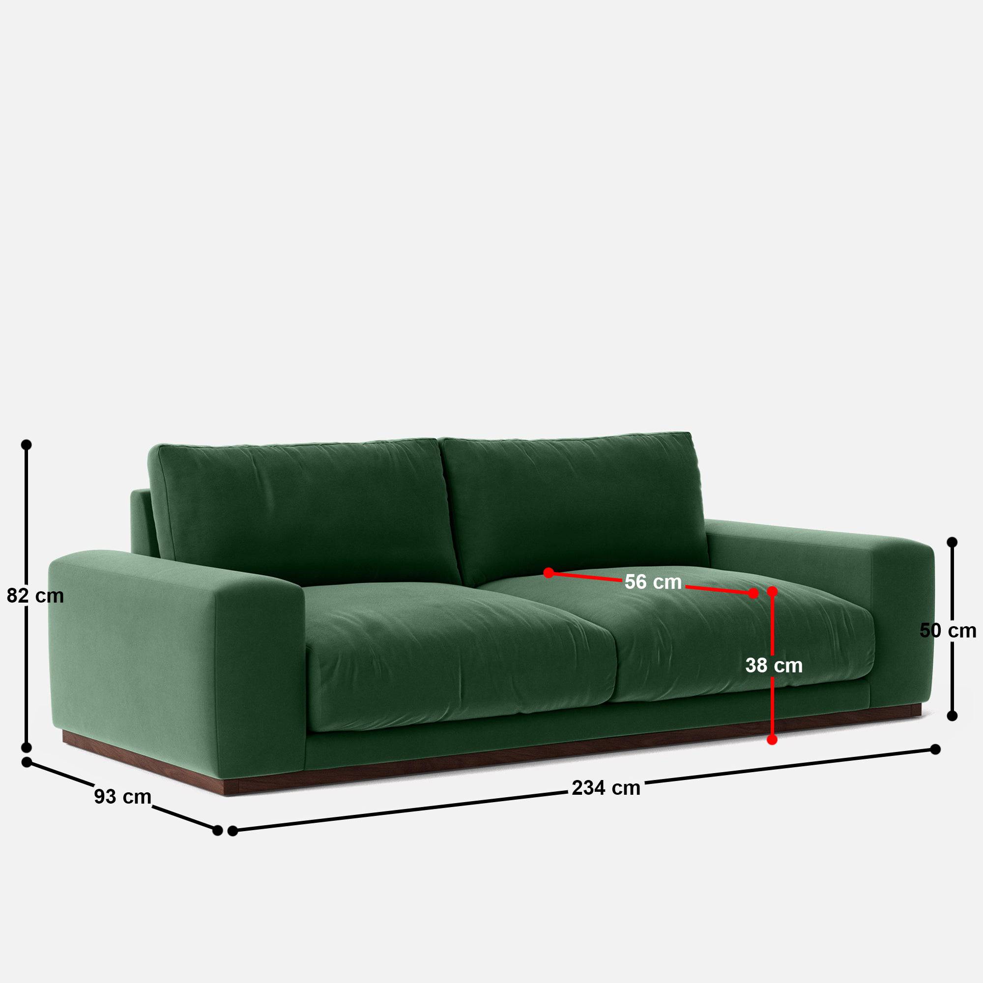 Derek 4 Seater Sofa - 92"