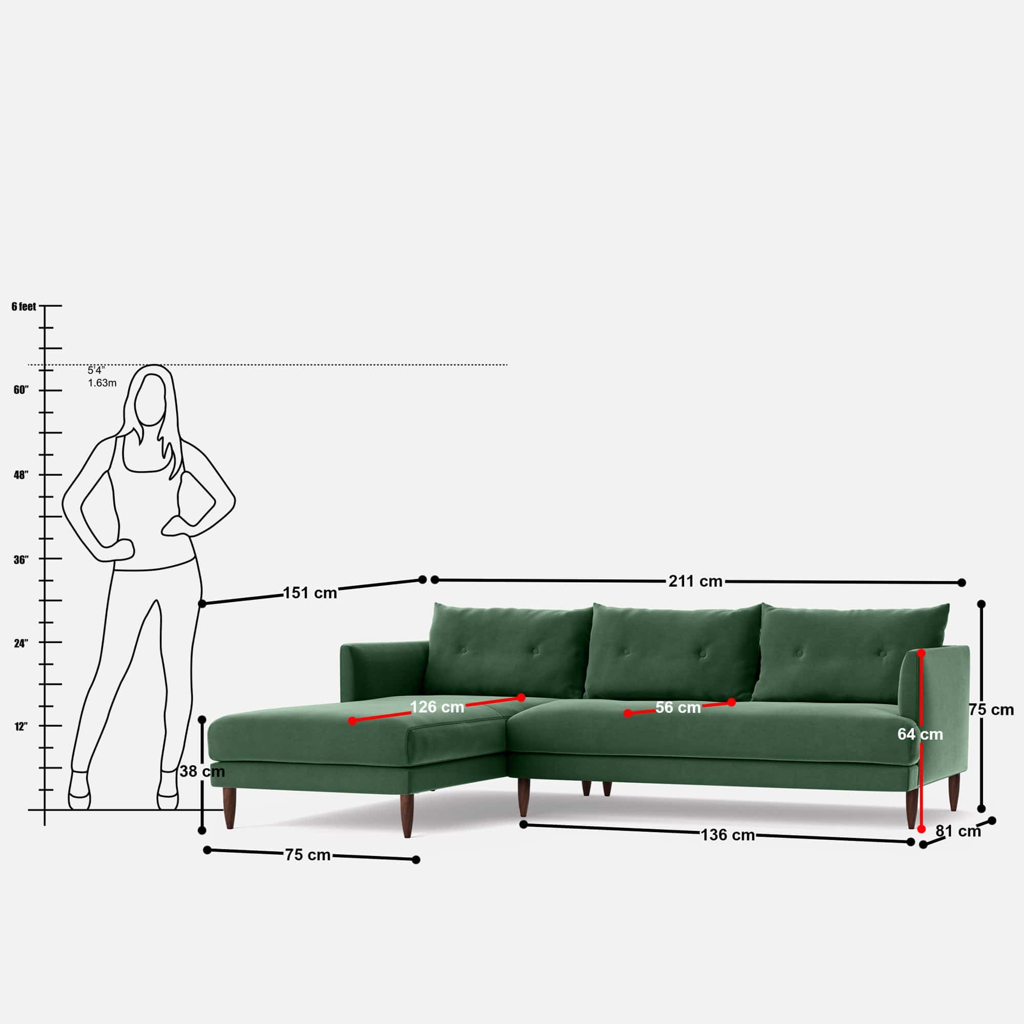 Islay L Shape Sofa