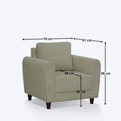 Emmeline 1 Seater Sofa - 30"