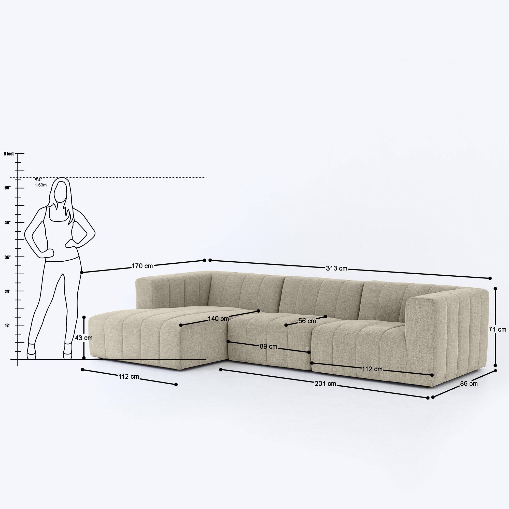 Rasmus L Shape Sofa