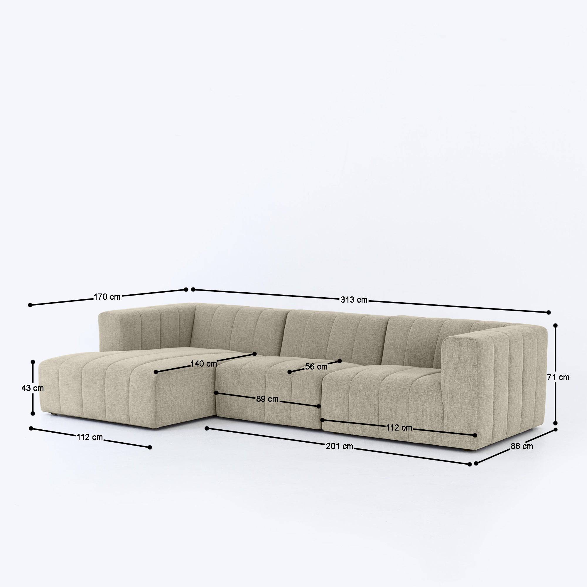 Rasmus L Shape Sofa