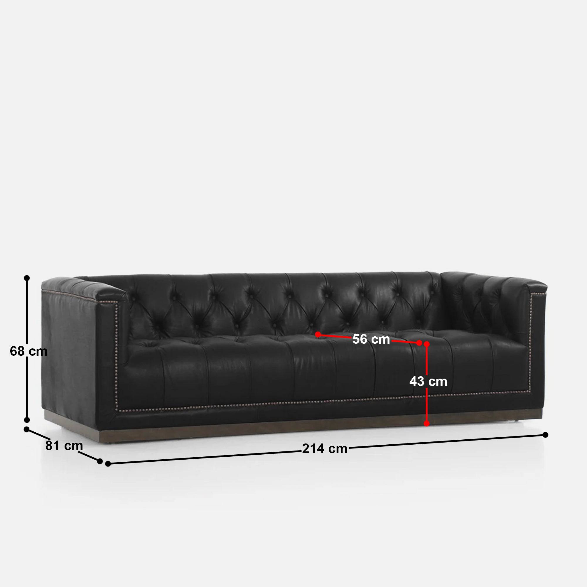 Diego 3 Seater Sofa - 84"