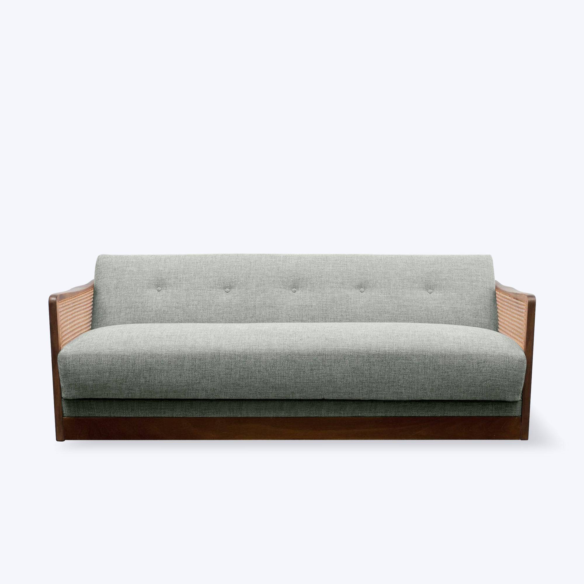 Dalton Rattan 3 Seater Sofa - 77.5"