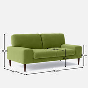 Merlin 2 Seater Sofa - 68"