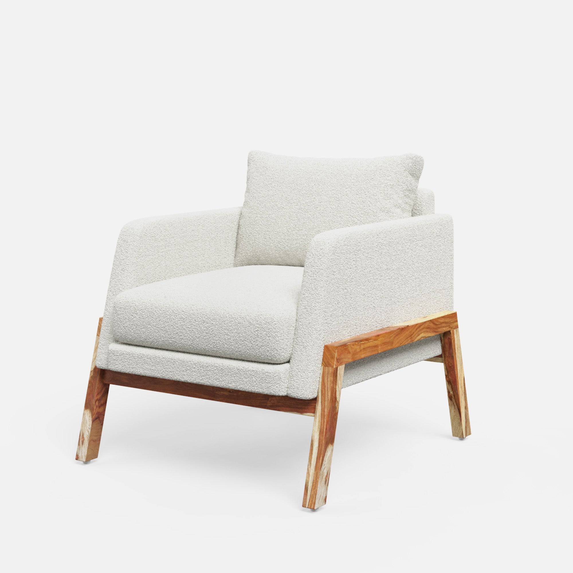 Arte Bouclé Accent Chair