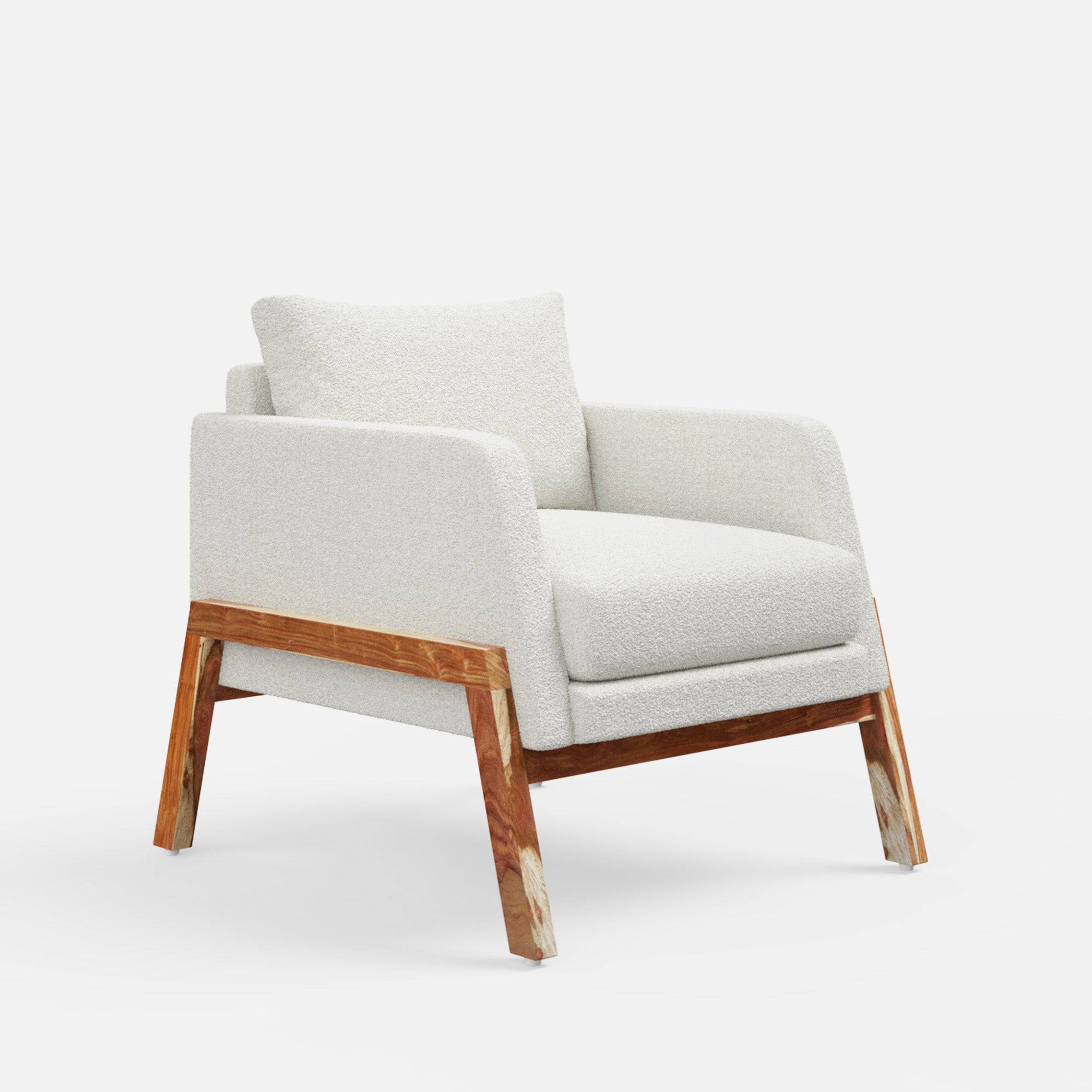 Arte Bouclé Accent Chair