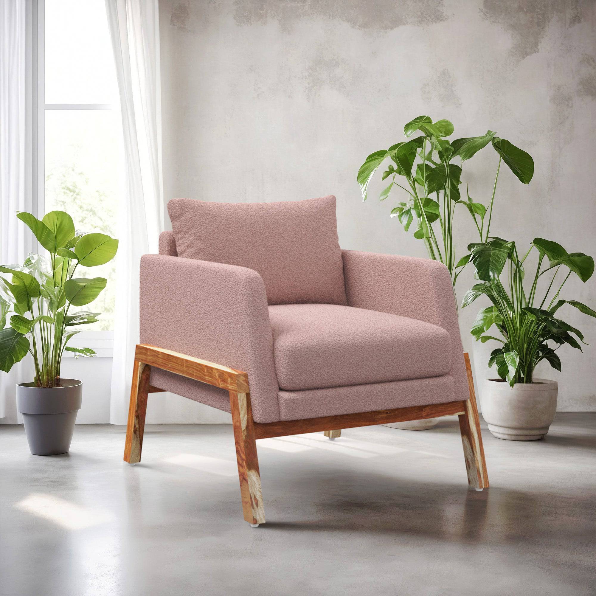 Arte Bouclé Accent Chair