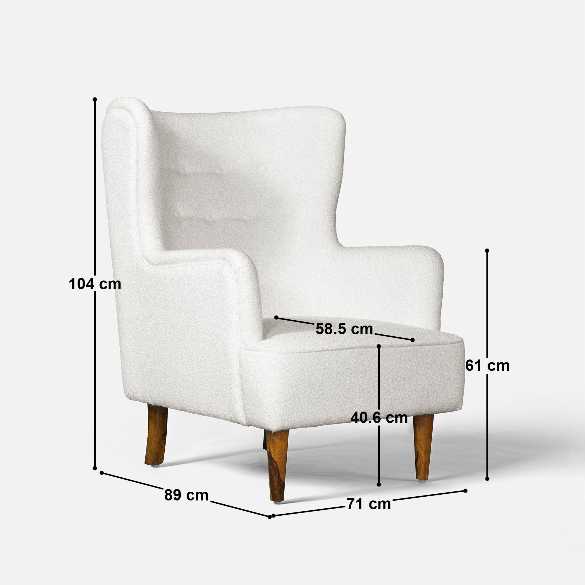 Ludwig Bouclé Accent Chair