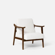 Zen Accent Chair -Walnut Finish on Sheesham Wood