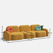 Aurora Large 3 Seater Sofa - 103"