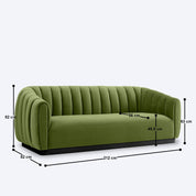 Arno 3 Seater Sofa - 83"