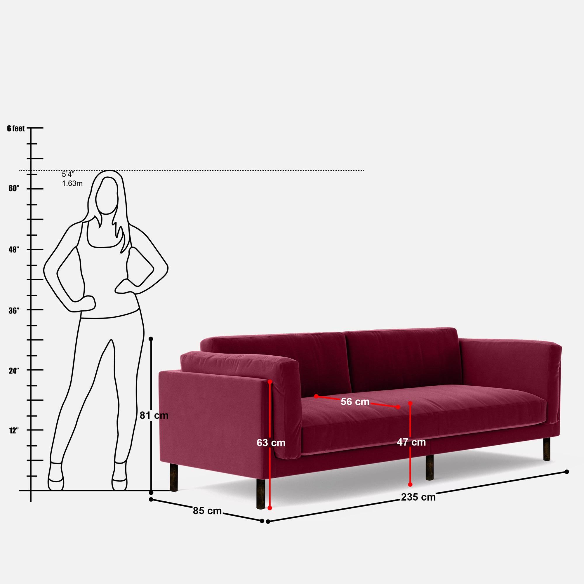 Sven 3.5 Seater Sofa - 94"