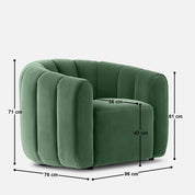 Alba 1 Seater Sofa - 38"