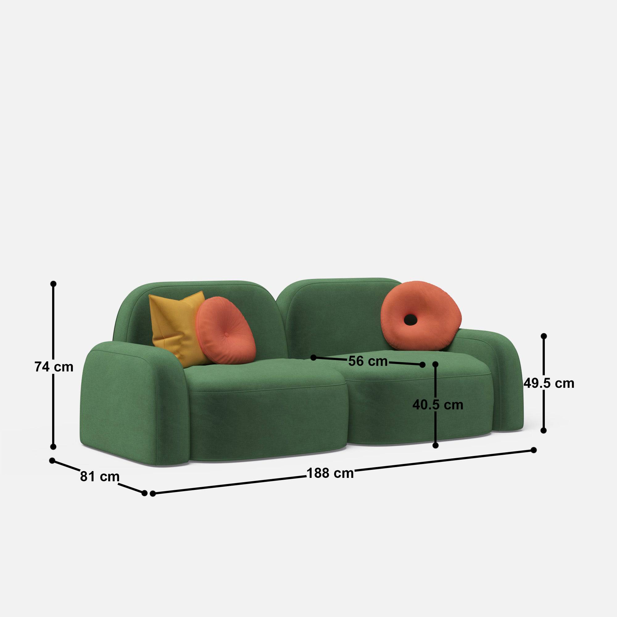 Aurora 2 Seater Sofa - 74"