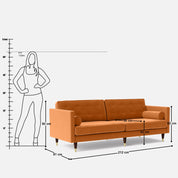 Seville 3 Seater Sofa - 83.5"