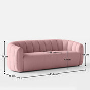 Alba 3 Seater Sofa - 84"