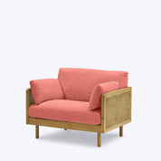 Hughes Rattan 1 Seater Sofa - 44"