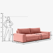 Derek 5 Seater Sofa - 108"