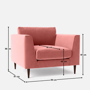 Freda 1 Seater Sofa - 39"