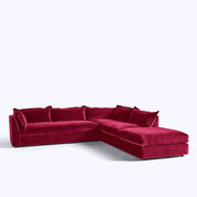 Caprice L Shape Sofa - 117"