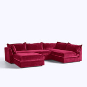 Caprice L Shape Sofa - 117"