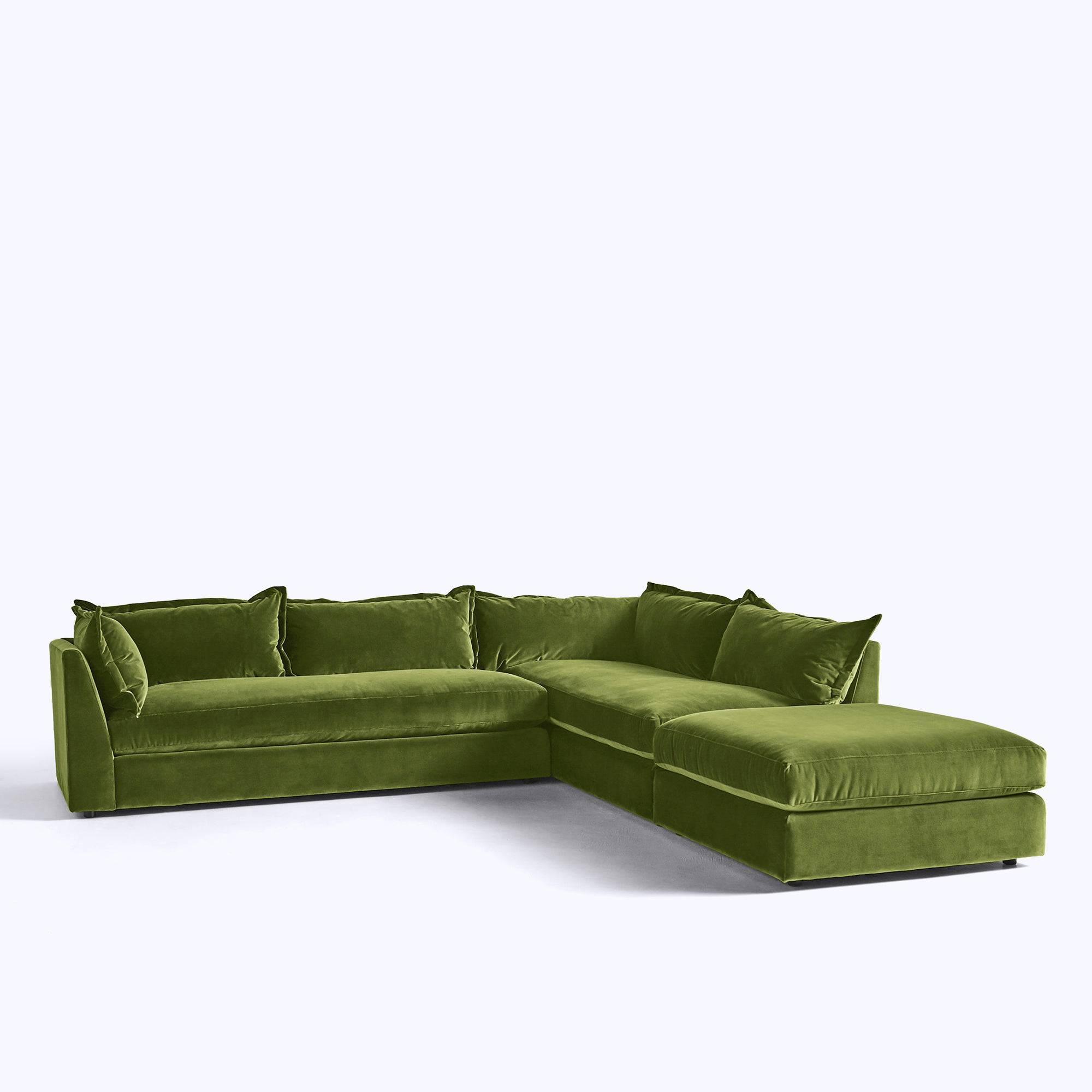 Caprice L Shape Sofa - 117"