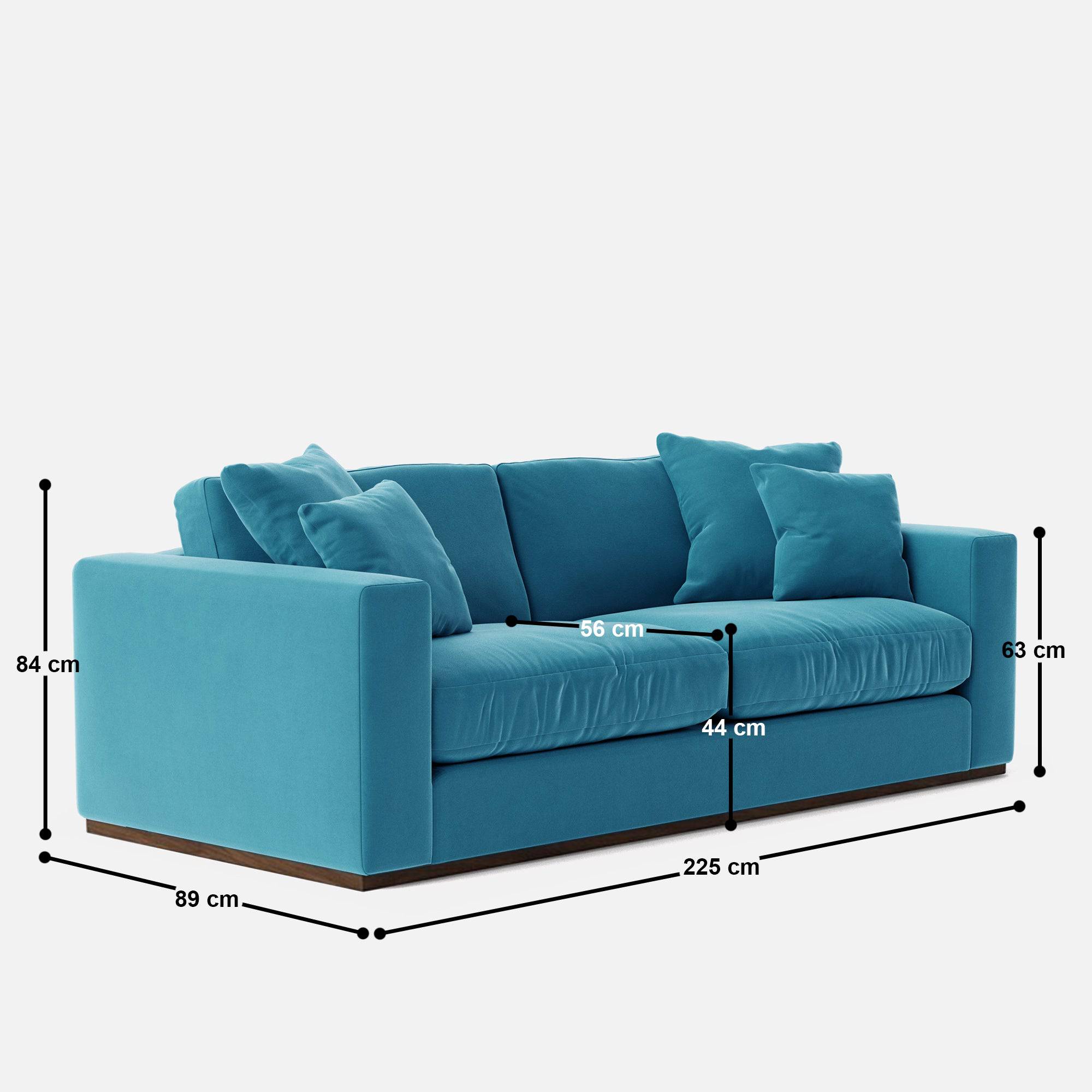 Atlanta Large 3.5 Seater Sofa - 88.5"