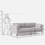 Freda 4 Seater Sofa - 89"