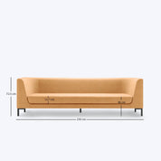 Seth Box 4 Seater Sofa - 90.5"