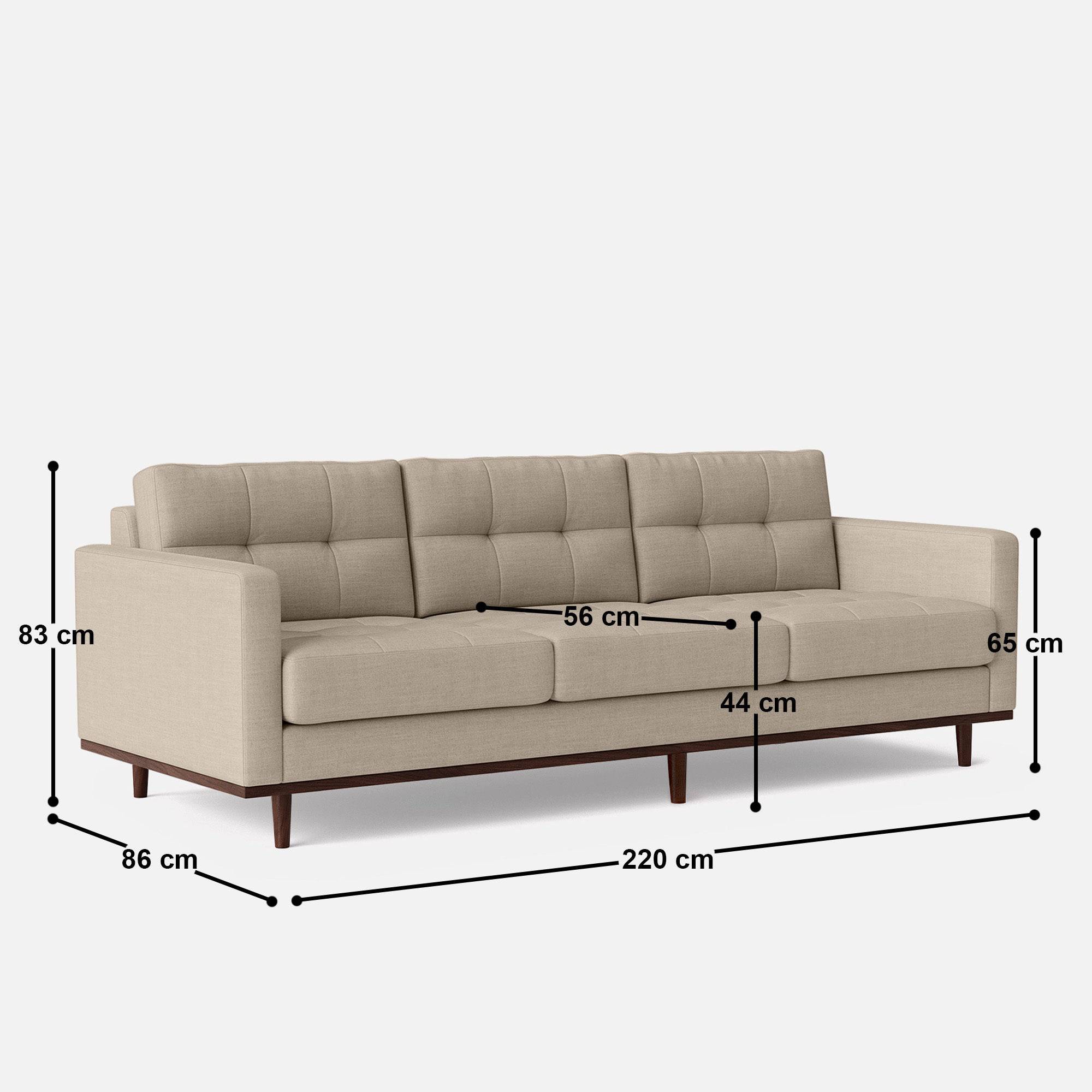 Svalbard 3 Seater Sofa - 86"