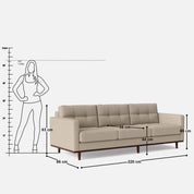 Svalbard 3 Seater Sofa - 86"