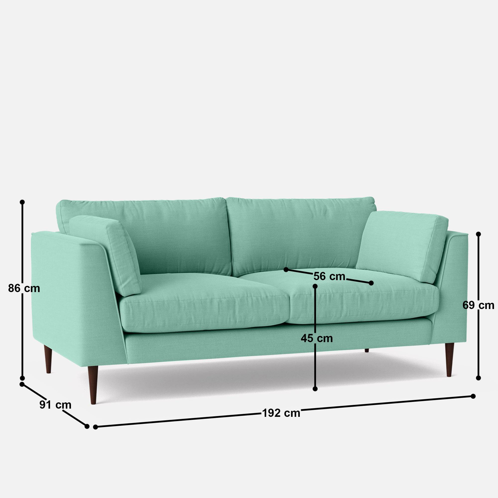 Freda 3 Seater Sofa - 75.5"