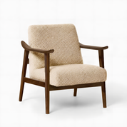 Zen Accent Chair -Walnut Finish on Sheesham Wood