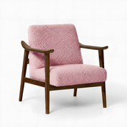 Zen Accent Chair -Walnut Finish on Sheesham Wood